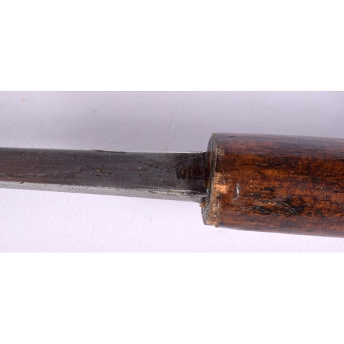 514 - AN ANTIQUE SWORD STICK. 82 cm long.