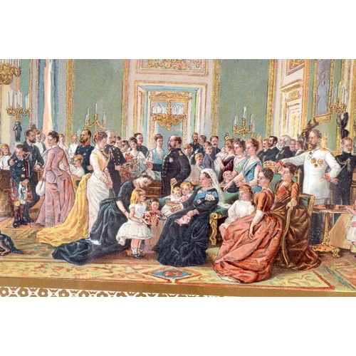 519 - A SET OF NINE 19TH CENTURY LITHOGRAPHIC BRITISH PRINTS depicting assorted scenes. 52 cm x 40 cm. (9)