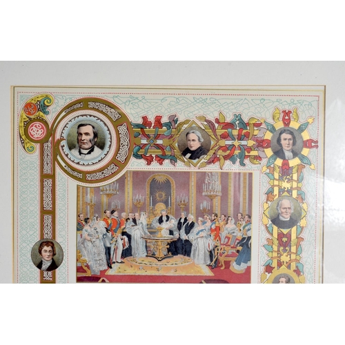 519 - A SET OF NINE 19TH CENTURY LITHOGRAPHIC BRITISH PRINTS depicting assorted scenes. 52 cm x 40 cm. (9)