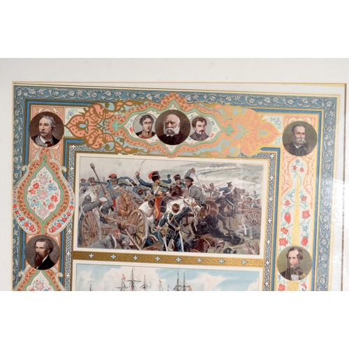 519 - A SET OF NINE 19TH CENTURY LITHOGRAPHIC BRITISH PRINTS depicting assorted scenes. 52 cm x 40 cm. (9)