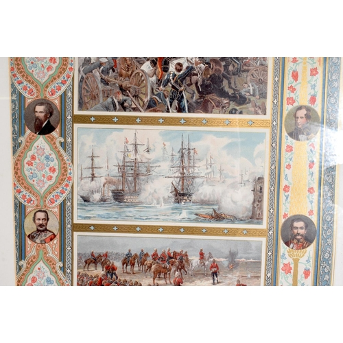 519 - A SET OF NINE 19TH CENTURY LITHOGRAPHIC BRITISH PRINTS depicting assorted scenes. 52 cm x 40 cm. (9)