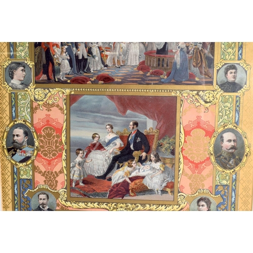 519 - A SET OF NINE 19TH CENTURY LITHOGRAPHIC BRITISH PRINTS depicting assorted scenes. 52 cm x 40 cm. (9)