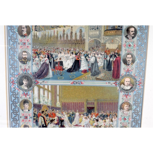 519 - A SET OF NINE 19TH CENTURY LITHOGRAPHIC BRITISH PRINTS depicting assorted scenes. 52 cm x 40 cm. (9)