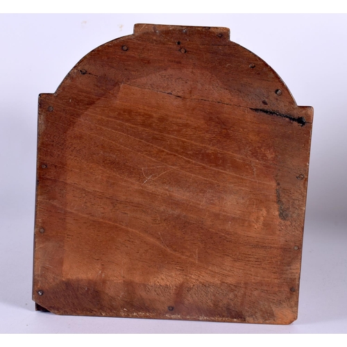 566 - A SMALL 19TH CENTURY ENGLISH MAHOGANY CONVERTED KNIFE BOX of small proportions. 23 cm x 14 cm.