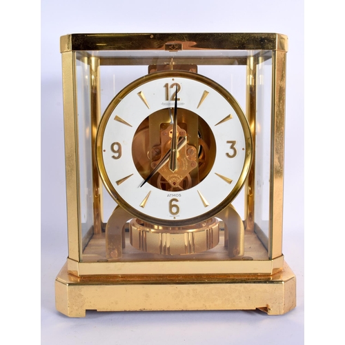 584 - A JAEGER LE COULTRE ATMOS CLOCK No 414691. 24 cm x 18 cm.