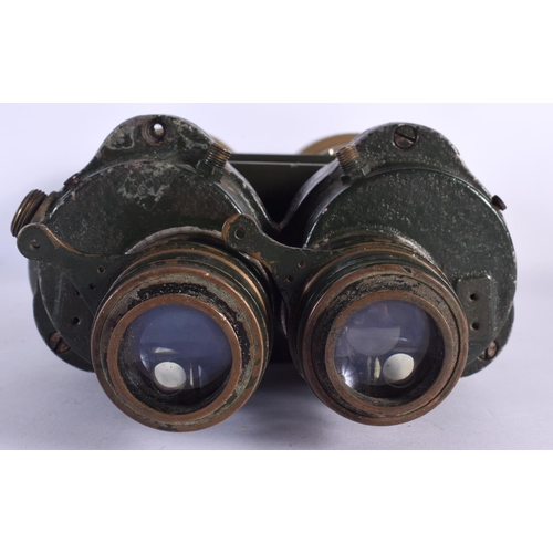 639 - AN UNUSUAL LARGE PAIR OF MILITARY BAUNONT-KALEE BLOOMED PROJECTION BINOCULARS Series S f/1.9 7 ¼ inc... 