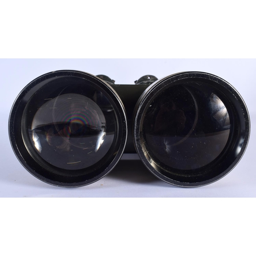 639 - AN UNUSUAL LARGE PAIR OF MILITARY BAUNONT-KALEE BLOOMED PROJECTION BINOCULARS Series S f/1.9 7 ¼ inc... 