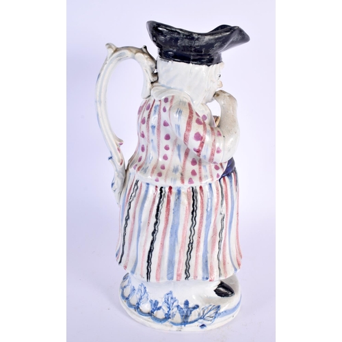 725 - A LARGE LATE 18TH/19TH CENTURY ENGLISH MARTHA GUNN TOBY JUG. 27 cm high.