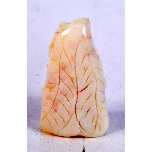 3590 - A carved Opal boulder in the form of a female.6 cm .