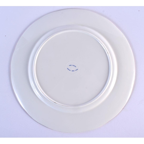 236 - Ex-Royal Worcester artist plate painted with fruit  by Creed, signed. 26Cm diameter