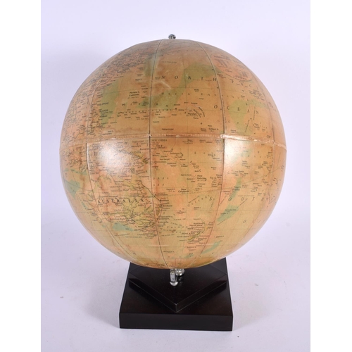 406 - A VINTAGE PHILIPS 10 INCH TERRESTRIAL GLOBE. 33 cm x 22 cm.