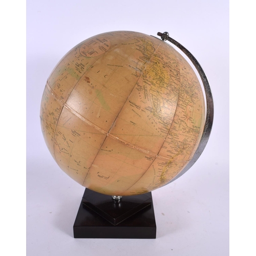 406 - A VINTAGE PHILIPS 10 INCH TERRESTRIAL GLOBE. 33 cm x 22 cm.