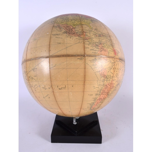 424 - A VINTAGE PHILIPS 10 INCH TERRESTRIAL GLOBE. 33 cm x 22 cm.