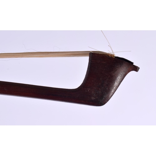 447 - A CASED TWO PIECE BACK VIOLIN WITH BOW by William Kiddie of Kirkcaldy. 58.5 cm long, length of back ... 