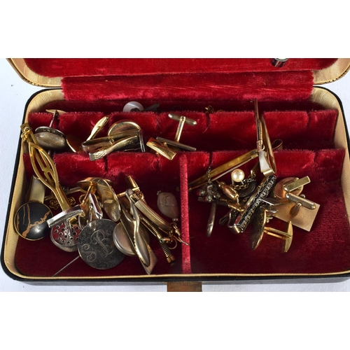 479 - A BOX OF CUFFLINKS. (qty)