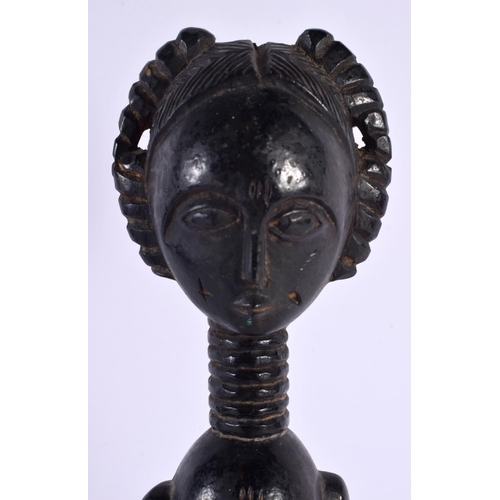 491 - A LARGE AFRICAN TRIBAL FERTILITY FIGURE. 41 cm high.