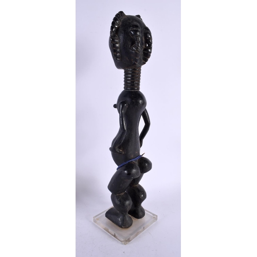 491 - A LARGE AFRICAN TRIBAL FERTILITY FIGURE. 41 cm high.