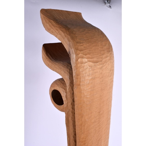 545 - Ted Vincent (20th Century) British, Contemporary, Wood sculpture. 60 cm high.