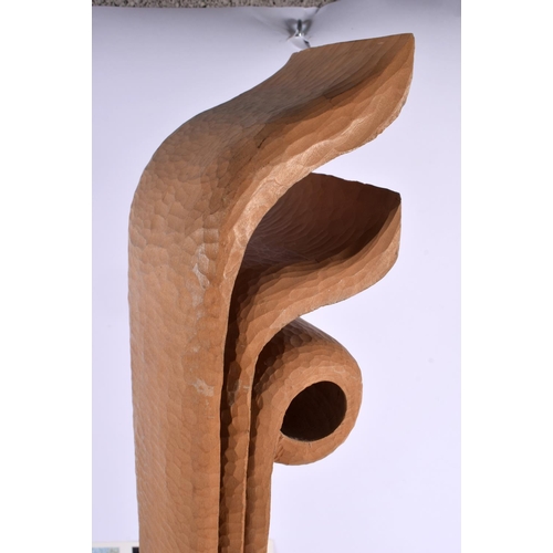 545 - Ted Vincent (20th Century) British, Contemporary, Wood sculpture. 60 cm high.