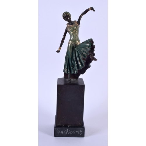 582 - After Demetre Chiparus (20th Century) Cold painted bronze, Dancer. 22 cm high.