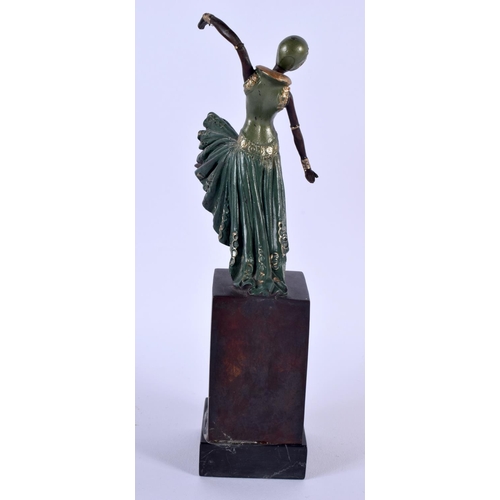 582 - After Demetre Chiparus (20th Century) Cold painted bronze, Dancer. 22 cm high.