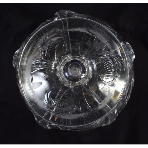 64 - A FINE EARLY 20TH CENTURY GLASS BOWL Attributed to Powell. 20 cm x 18 cm.