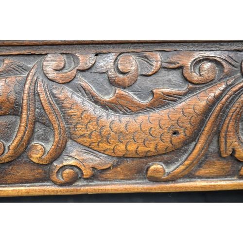 751 - A LARGE EARLY 20TH CENTURY CHINESE CARVED HARDWOOD BENCH Late Qing/Republic. 182 cm x 90 cm x 60 cm.