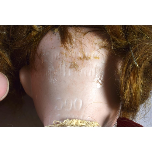 791 - OLD PORCELAIN HEADED DOLLS. (qty)