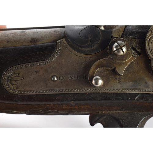 816 - AN ANTIQUE FISCHER SHOTGUN, together with 2 others.  Largest 123 cm long.(3)