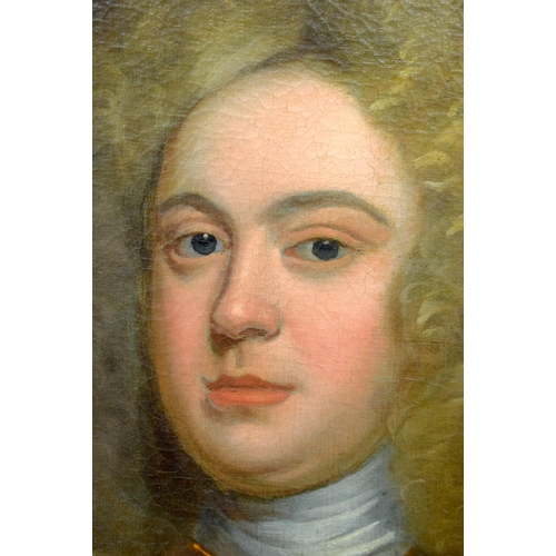 843 - English School (18th/19th Century) Oil on canvas, Portrait of a male. 135 cm x 108 cm.