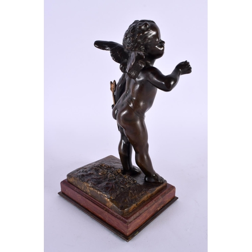 306 - French School (19th Century) Bronze, Putti. 18 cm x 8 cm.