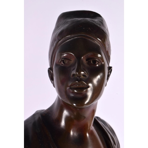 358 - French School (19th Century) Bronze, Water Carrier. 68 cm x 15 cm.