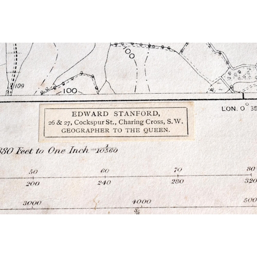 369 - THREE 19TH CENTURY FOLDING MAPS OF SUSSEX. Each 100 cm x 75 cm. (3)