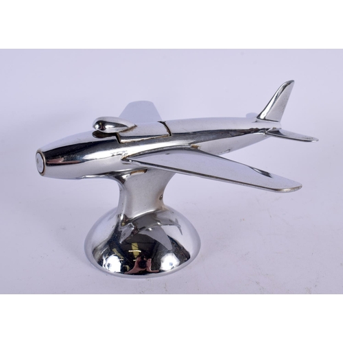 395 - A RARE DUNHILL CHROME AVIATION LIGHTER. 16 cm x 8 cm.