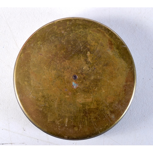 1007 - A LAWRENCE & MAYO POCKET COMPASS. 5 cm wide.