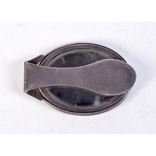 1194 - A TIFFANY & CO SILVER FOLDING MIRROR. 27.5 grams. 10 cm x 3.5 cm.