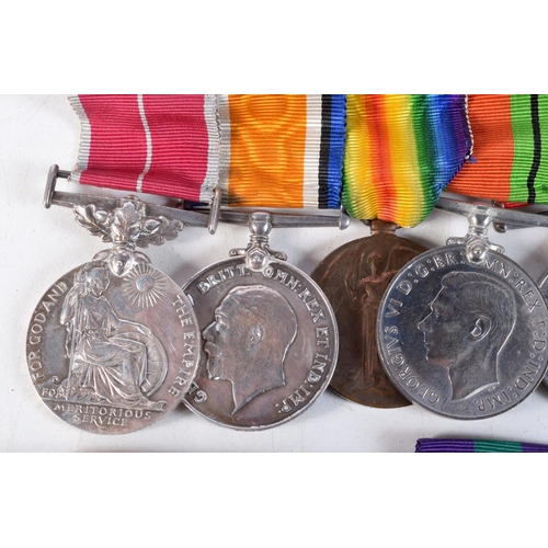 1308 - A Medal Group awarded to 351538 Charles W Hicks RN who was born on 9 January 1887 and enlisted on 30... 