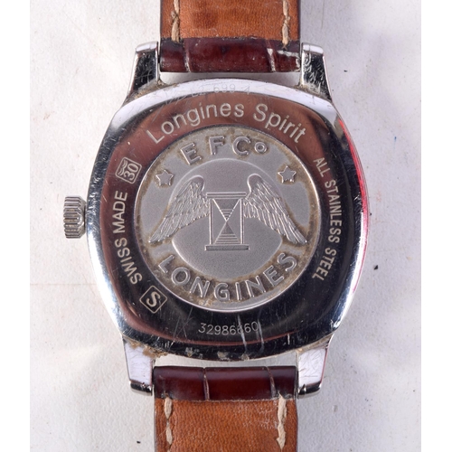 1362 - A LONGINES WRISTWATCH. 3.75 cm wide inc crown.