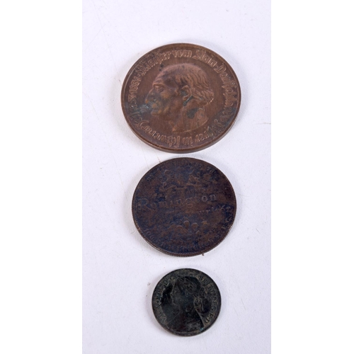 1475 - THREE OLD COINS. (3)