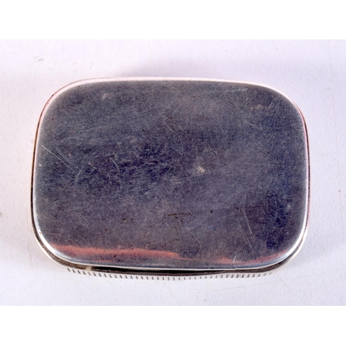 1481 - AN ANTIQUE SILVER VESTA CASE. London 1886. 32 grams. 5 cm x 3.5 cm.