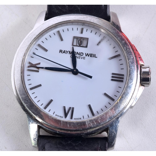 1621 - A RAYMOND WEIL WRISTWATCH. 4.5 cm wide inc crown.