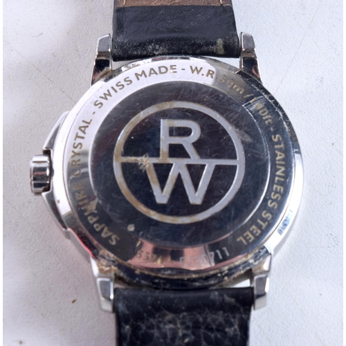 1621 - A RAYMOND WEIL WRISTWATCH. 4.5 cm wide inc crown.