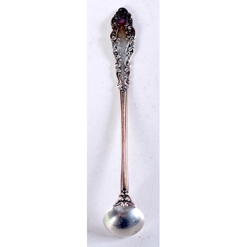 1638 - AN ANTIQUE SILVER. 13 grams. 12 cm long.