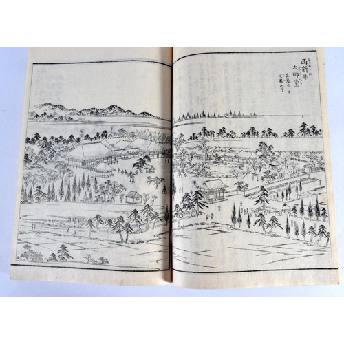 2082 - ELEVEN 19TH CENTURY JAPANESE MEIJI PERIOD BOOKLETS depicting landscapes and calligraphy. (11)