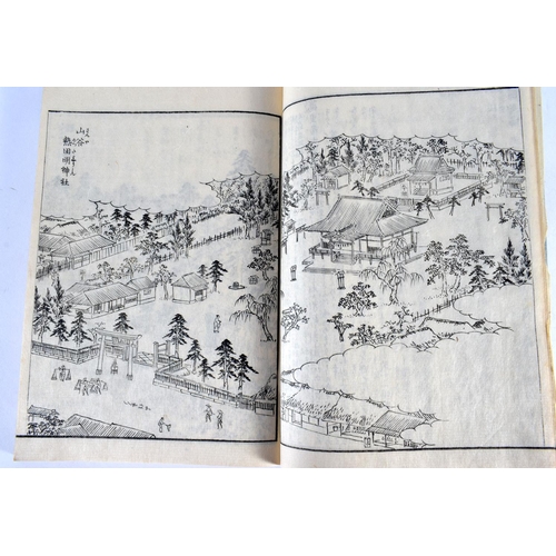 2082 - ELEVEN 19TH CENTURY JAPANESE MEIJI PERIOD BOOKLETS depicting landscapes and calligraphy. (11)