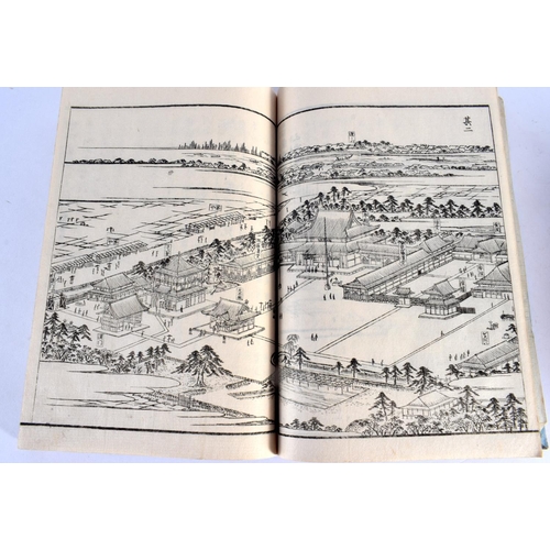 2082 - ELEVEN 19TH CENTURY JAPANESE MEIJI PERIOD BOOKLETS depicting landscapes and calligraphy. (11)