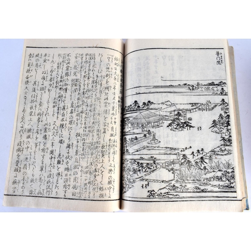 2082 - ELEVEN 19TH CENTURY JAPANESE MEIJI PERIOD BOOKLETS depicting landscapes and calligraphy. (11)