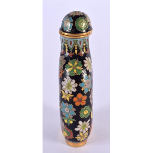 2257 - AN EARLY 20TH CENTURY CHINESE CLOISONNE ENAMEL SNUFF BOTTLE Late Qing/Republic. 7 cm x 3.5 cm.