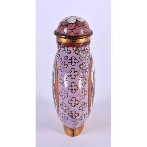 2265 - AN EARLY 20TH CENTURY CHINESE CLOISONNE ENAMEL SNUFF BOTTLE Late Qing/Republic. 6.5 cm x 4.5 cm.