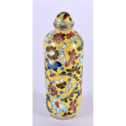 2266 - AN EARLY 20TH CENTURY CHINESE CLOISONNE ENAMEL SNUFF BOTTLE Late Qing/Republic. 8 cm x 3.5 cm.